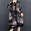 Plara Women Pleats Pink Flower Dress