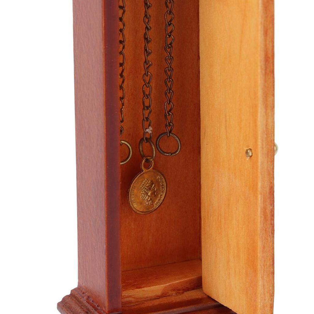 Realistic Miniature Grandfather Clock Dollhouses Decors Vintage Design for Nostalgic Collectors and Home Decoration