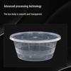 Guraide 750ml Round Disposable Microwavable Food Container