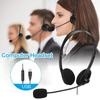 With Microphone USB Computer Headphone Noise Cancelling Stereo Sound Wired Headset Earpiece Wire Control Gaming Headset