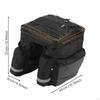 3 In 1 Bike Pannier Bag Large Capacity Water Resistant Rear Seat Trunk for