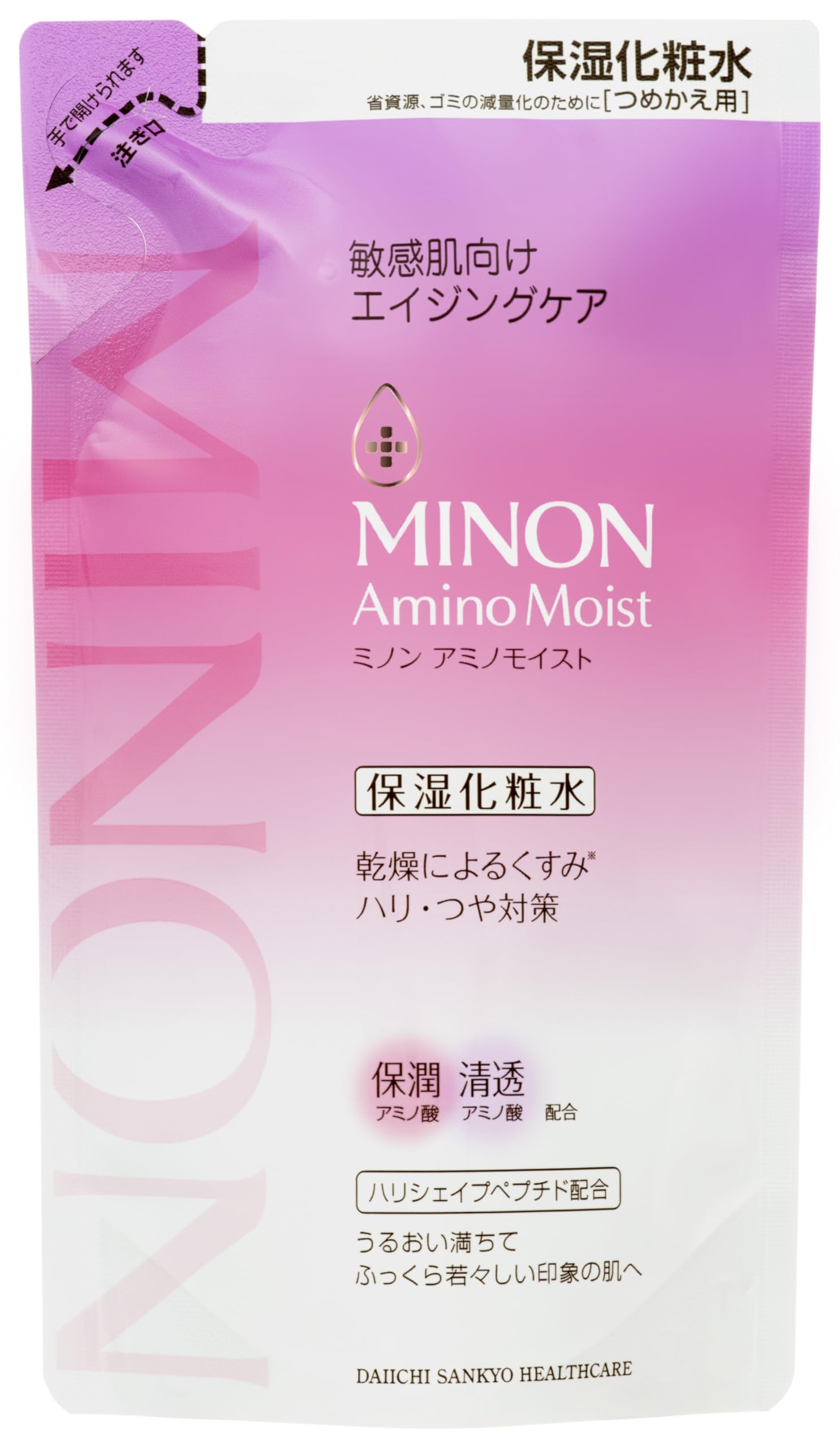 

Minon Amino Moist Aging Care Lotion Refill 130 мл Увлажняющий лосьон Впитываемость Упругость Блеск [Чувствительная кожа]
