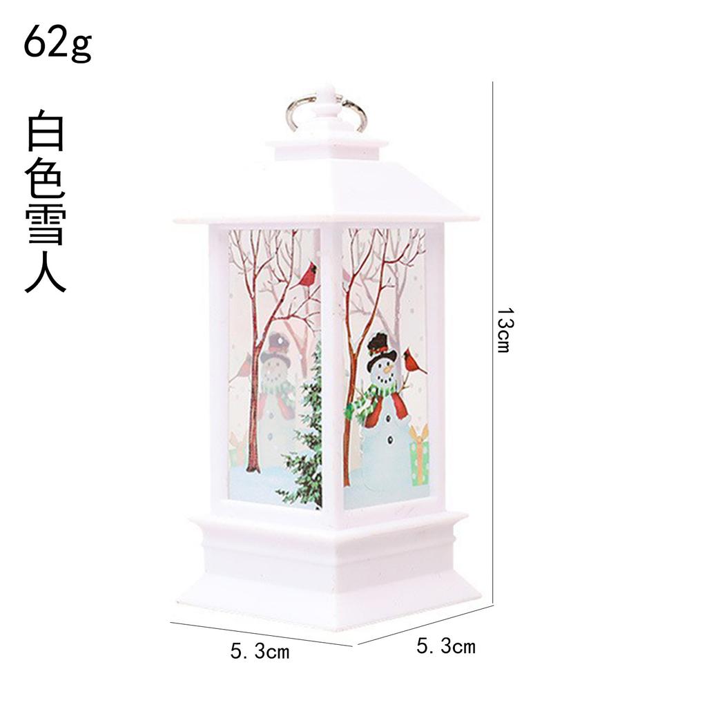 Square Christmas with Santa Snowman and Designs for Tabletop Display