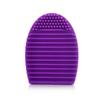 Gant de Nettoyage - Cosmetic Clean - Violet Foncé - Silicone - Pour Pinceaux de Maquillage - 1PC