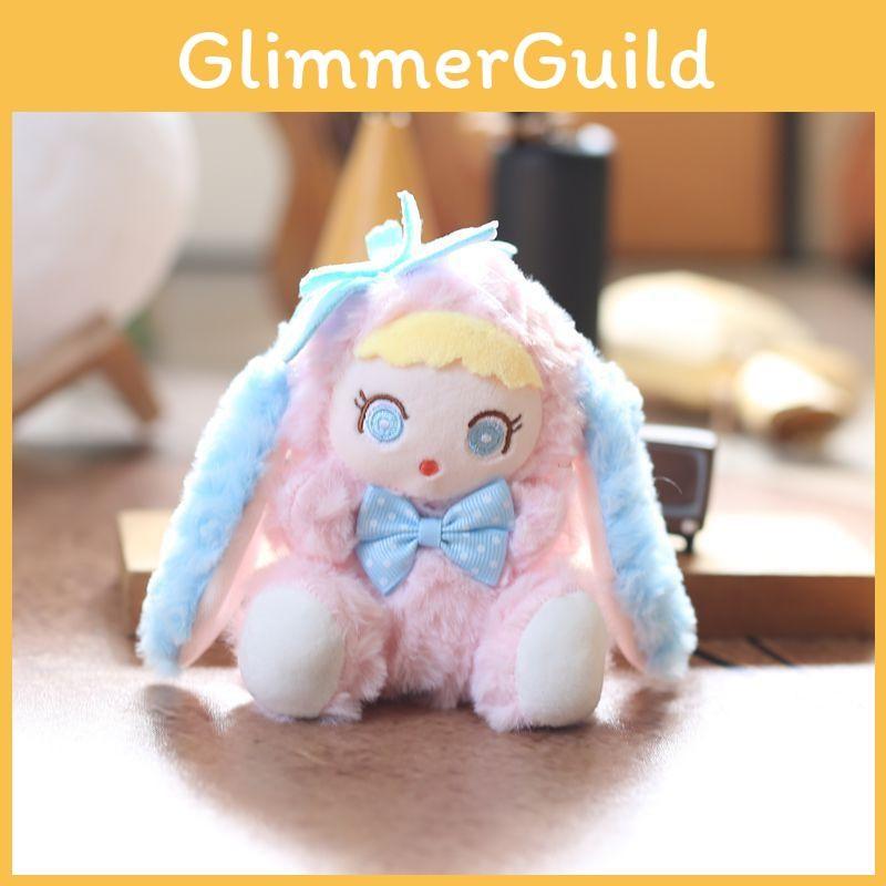 Plush Cute Rabbit Toy Keychain Stuffed Pp Cotton Bag Decor For Girls Gift