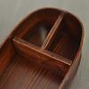 Magewappa Bento 1 570cc Box, Oval, Plain, Tier, Brown,