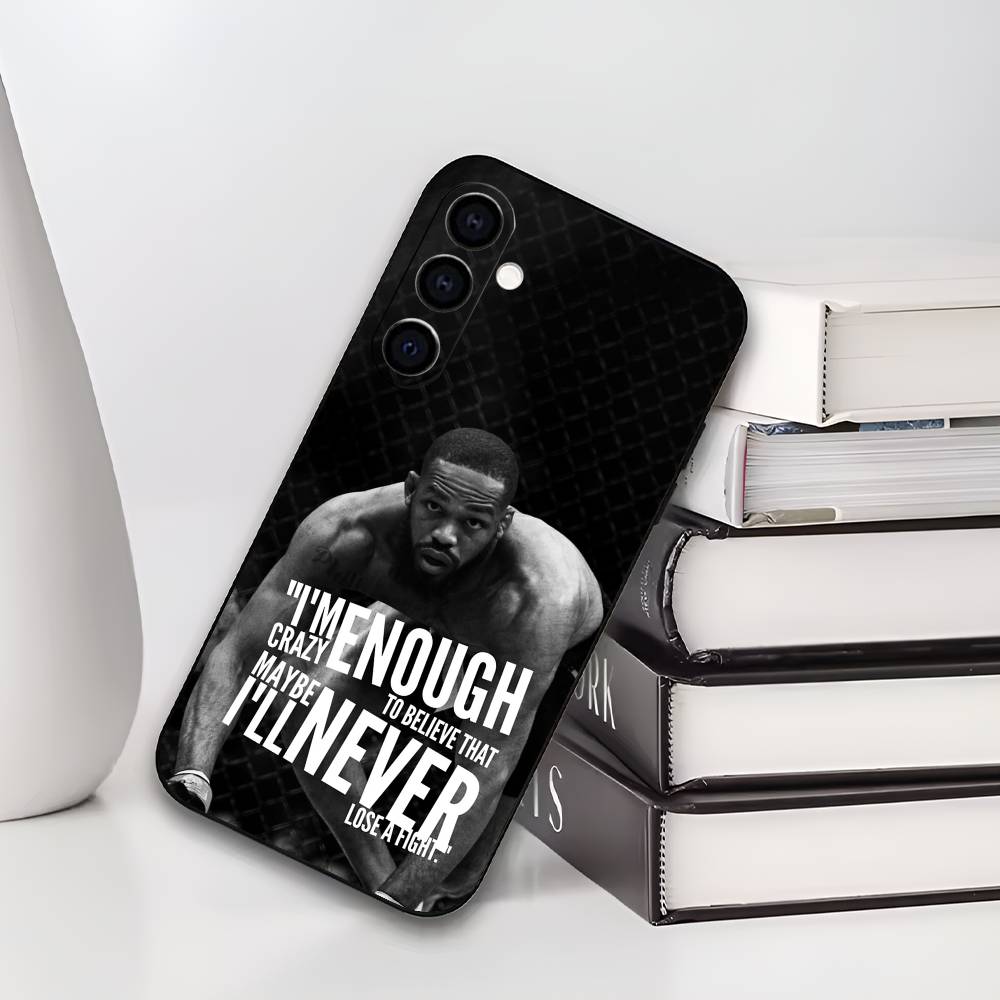 

Boxing J-Jon J-Jones Bones Phone Case Silicone Soft For Samsung Galaxy A73,A72,A71,A70,A53,A52,A51 Samsung a51 4g
