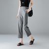 SOFSIL Women's Cropped Straight-Leg Suit Pants