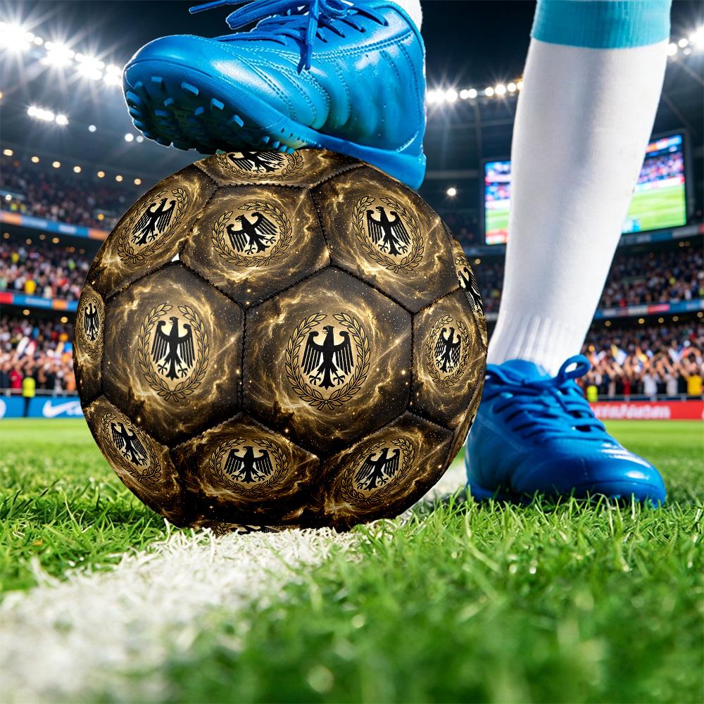 Balón de Fútbol de Bélgica Estampado Tamaño 5 Resistente al Desgaste Estándar para Entrenamiento de Adultos Regalo para Aficionados para Partido Deportivo en Interiores y Exteriores