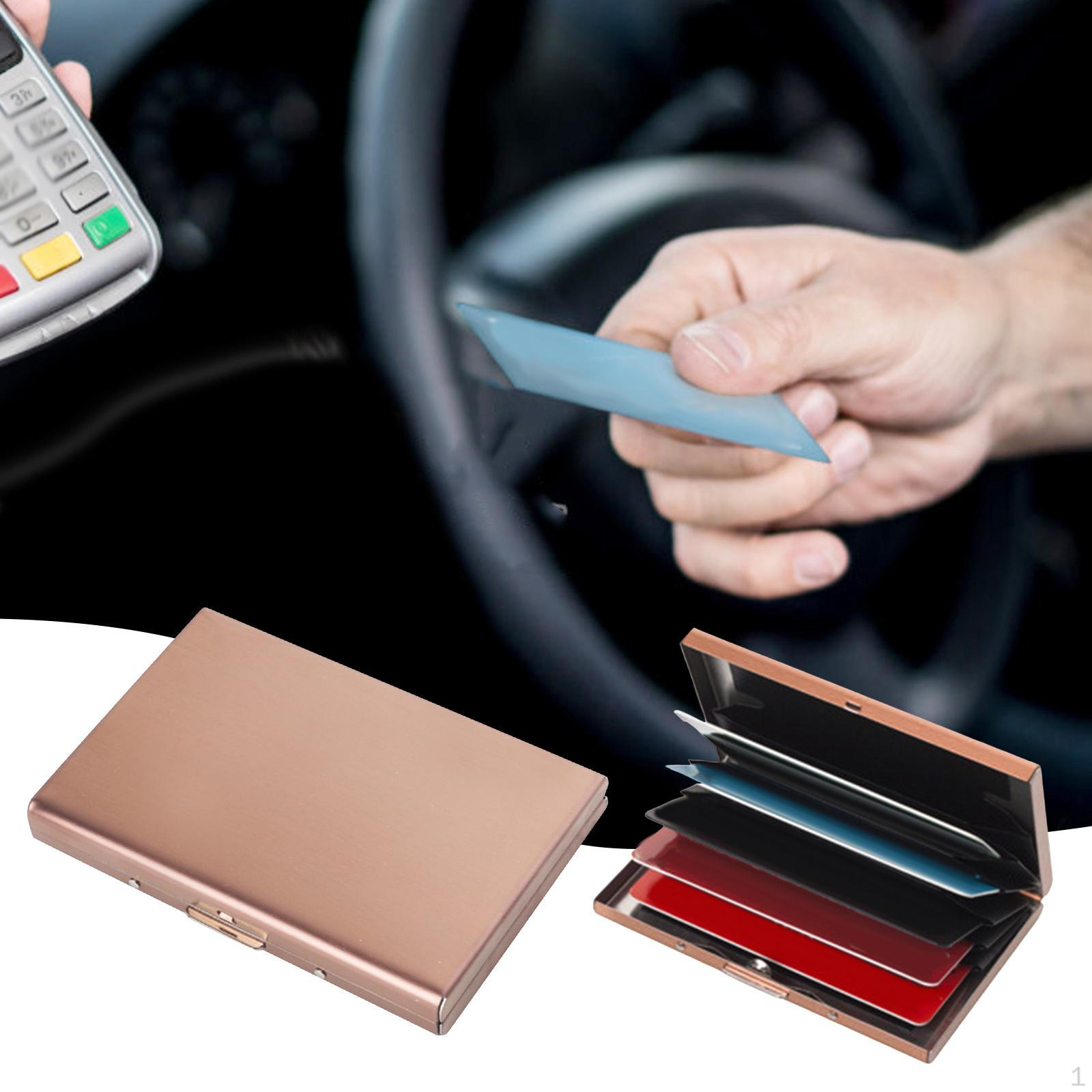 

Визитница для кредитных карт розового золота