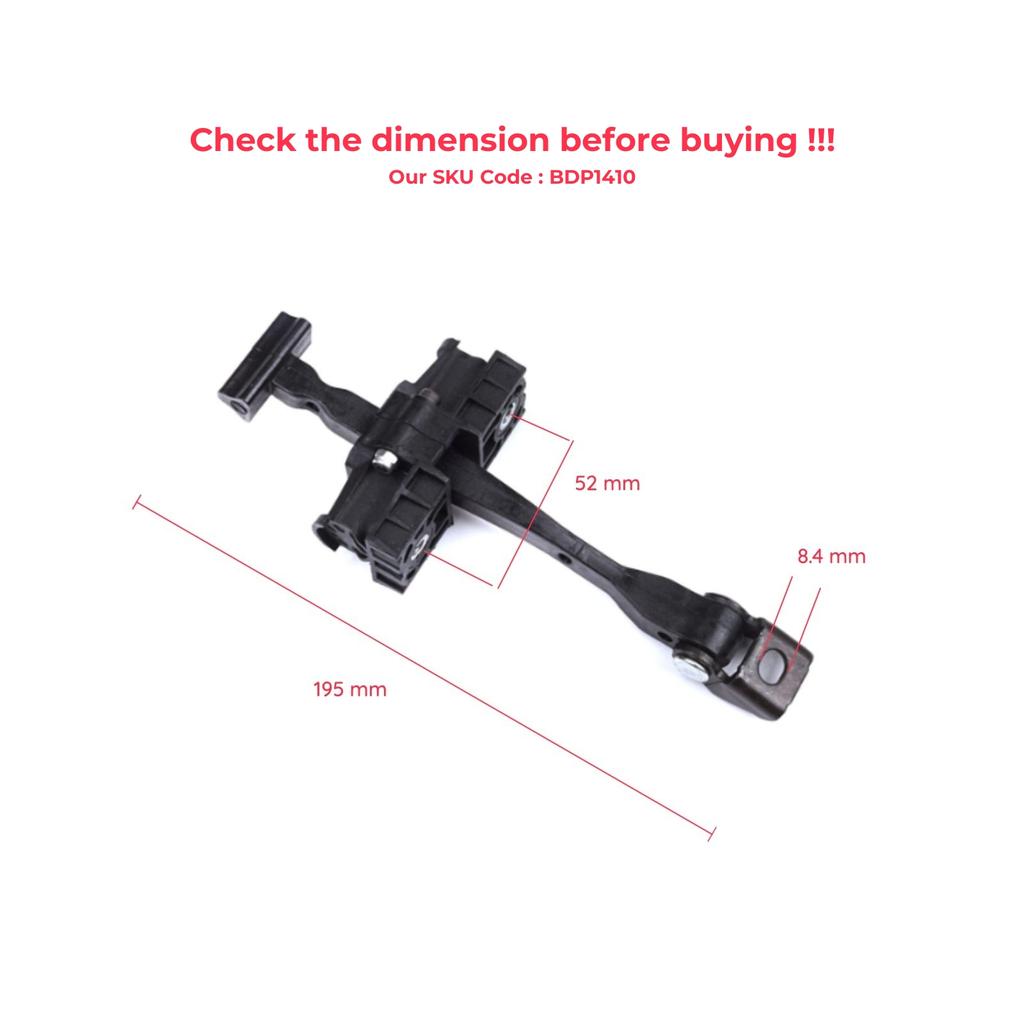 BDP1410 Rear Door Stop Check Assy Limiter Strap for BMW X1 F48 MK2 2014-2022 51227436003
