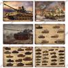 Putuo Decor Panzer Blechschild Metallschild Dekorative Vintage-Dekor Plakette Wanddeko Garage Man Cave Clubraum Zuhause