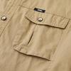 JEEP Men's Pure Cotton Short-Sleeve Casual Workwear Shirt