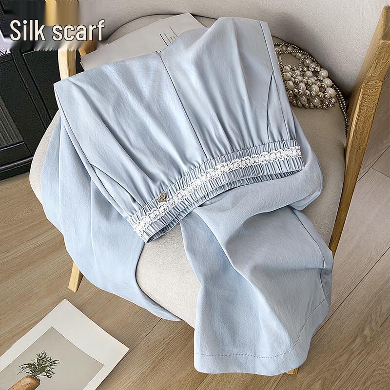 Women's Elastic Waist Loose Wide-Leg Casual Pants