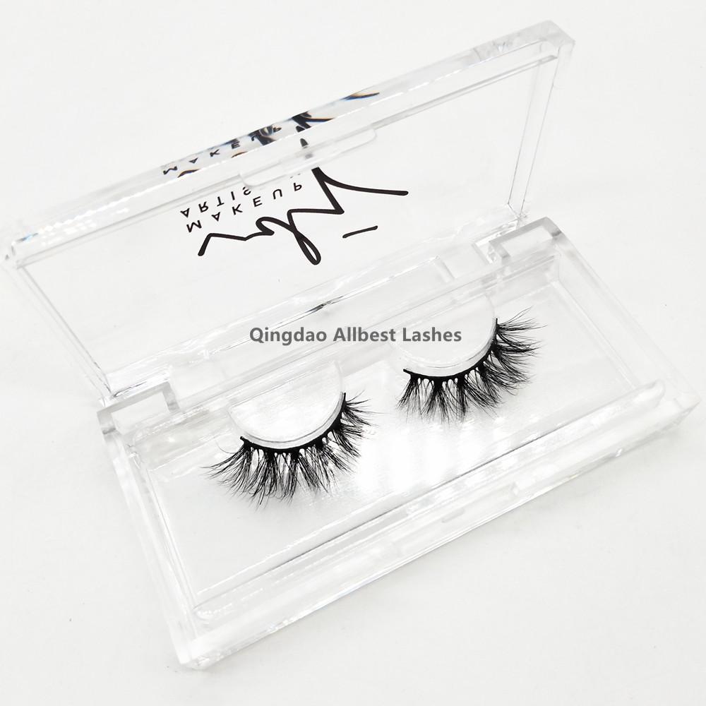 Best Selling Eye Lashes for Women Eyelashes Natural Daily Wear Eyelashes 100% Mink Ashes False Eyelashes with Case
