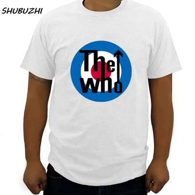 New Arrived Unisex Cotton T Shirt 1980's Rock and Roll Tee Shirts Unisex's Brand Vintage The Who TShirt Valentines Gifts Tee and Tops Unisex