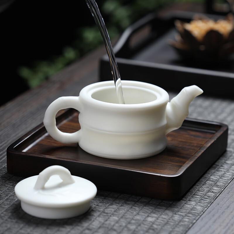 MULTIPOTENT Jade White Ceramic Kung Fu Teapot