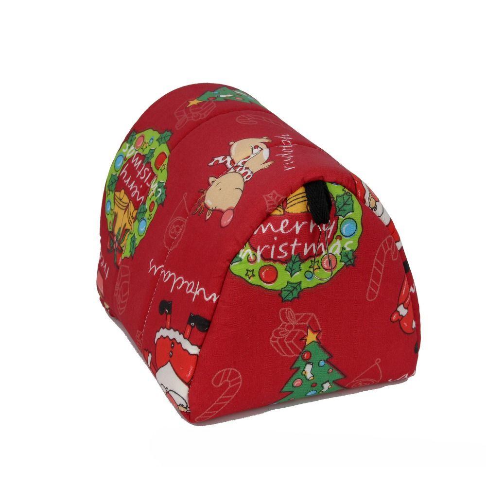 Animal Pattern Hamster Cotton Nest Soft Hamster Sleeping Bed Parrot Hanging Tent  for Pet Cage