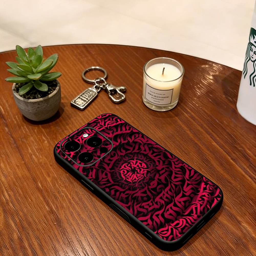 Lampas Art Graffiti Phone Case Soft Silicone black For IPhone 17 16 15 14 13 12 11 X XR Plus Pro Max Plus