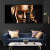 Modern Wall Art Large Canvas Painting For Living Room Decoration Golden Woman Art Pictures Print Wall Posters Home Decor Cuadros