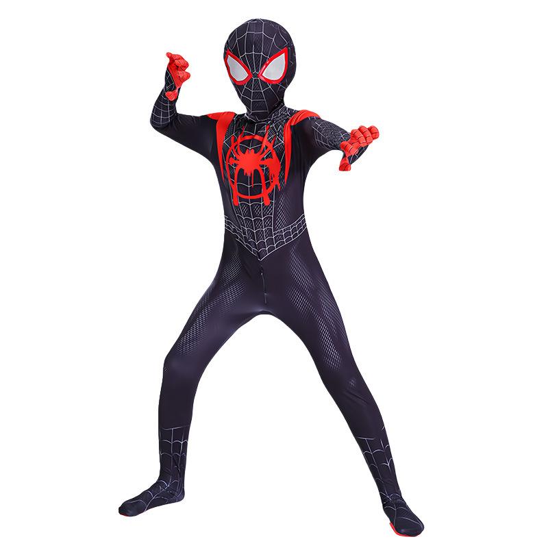 Costume Halloween Spider-Man Bodysuit Kids Miles Costume Heroes Expedition Cos Onesie