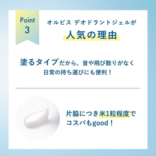 Orbis deodorant gel 35g  medicated antiperspirant gel for underarms  9439