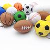 Pu Foam Basketball Keychain Toy For Children Kids Stress Relief Bag Accessory