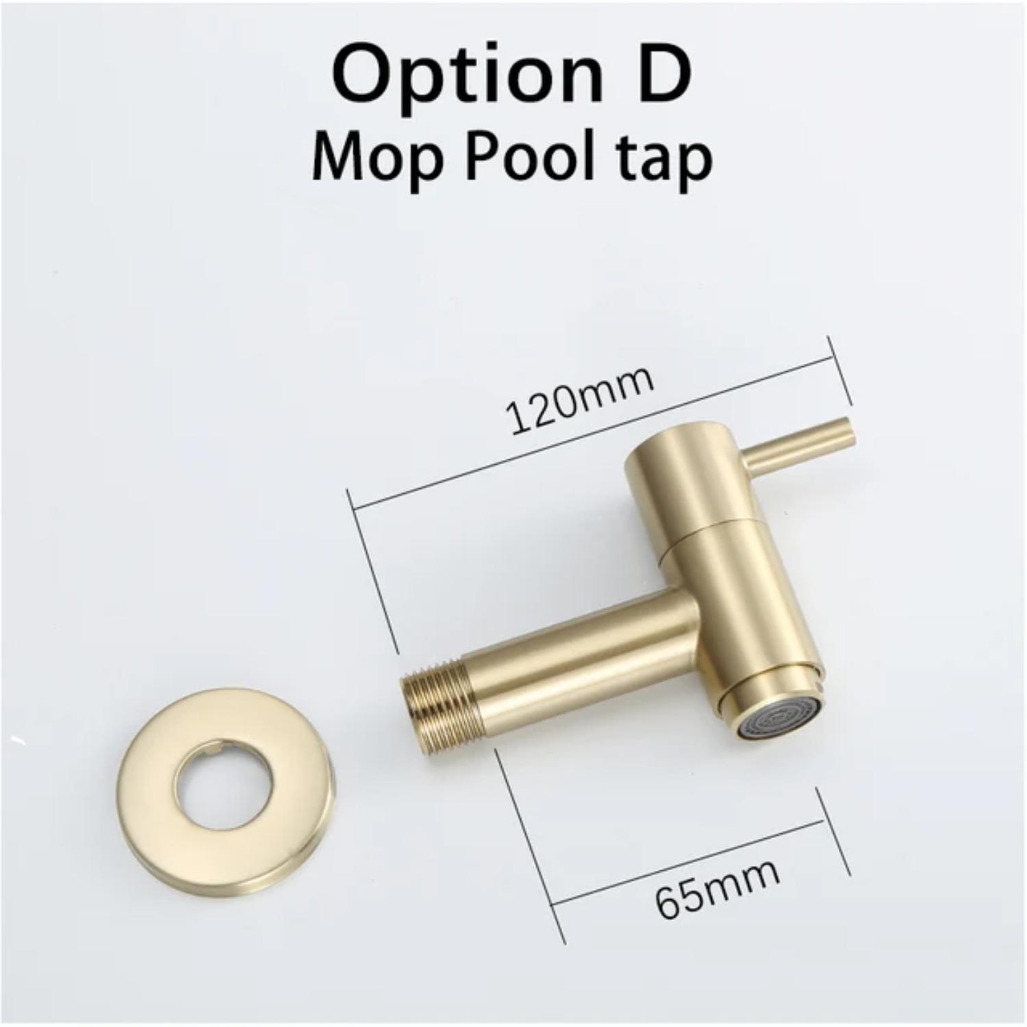 

Матовый золотой 1/2 кран для стиральной машины, твердый латунный настенный кран для швабры, кран для бассейна, садовый уличный кран AF6147