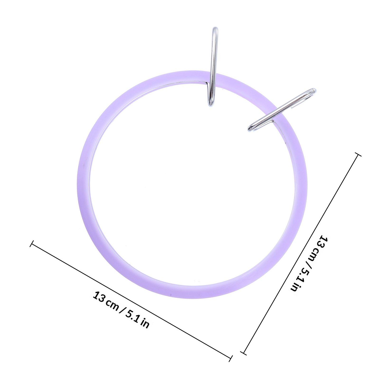 

Embroidery Hoop Non-Slip Adjustable Spring Tension Ring for Cross Stitch Handcraft Display Frame DIY Embroidery Holder Tool