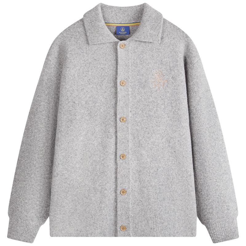 

NVG·YOUNG Unisex Wool Blend Knit Cardigan M