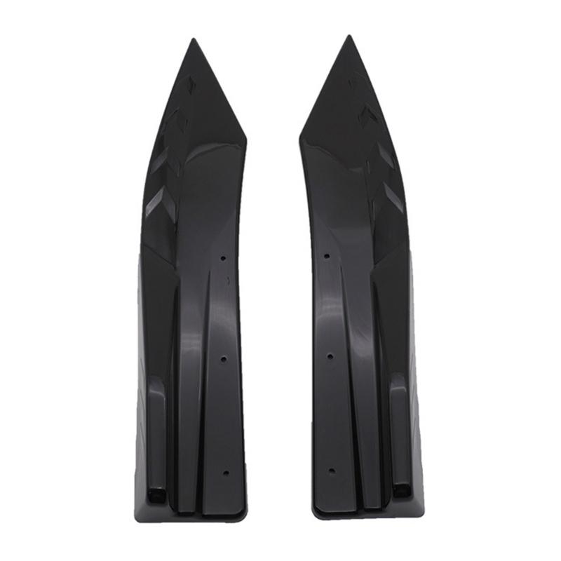 Protector de esquinas de parachoques trasero mejorado, faldones laterales, par de alerones de protección lateral para modificación de automóviles y protección contra colisiones