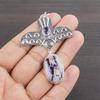 Natural Russian Charoite Gemstone 925 Sterling Silver Jewelry  Pendant 2.53" AJP-2311