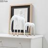 Creative Long Necked Horse Statue Desk Decoration Minimalist Horse Sculpture Metal Crafts Ornaments Room Aesthetic Decor
