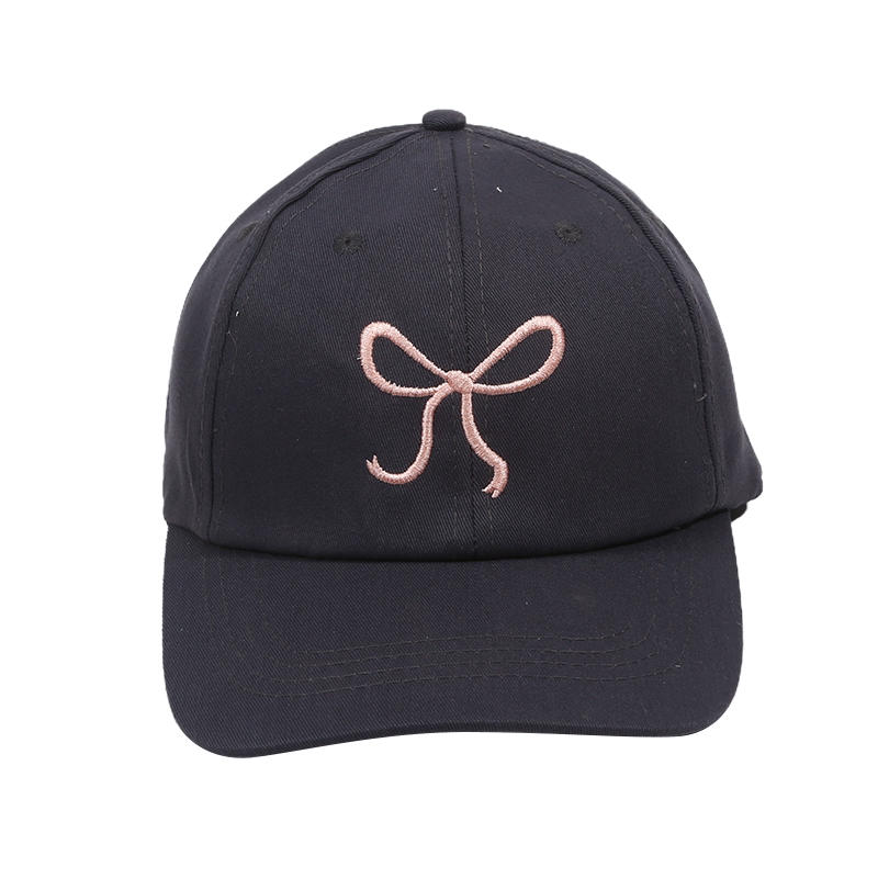 Women Summer Cute Sun Protection Wide Brim Hat Fashionable Net Hat Versatile Accessory Butterfly Knot Embroidered Baseball Cap