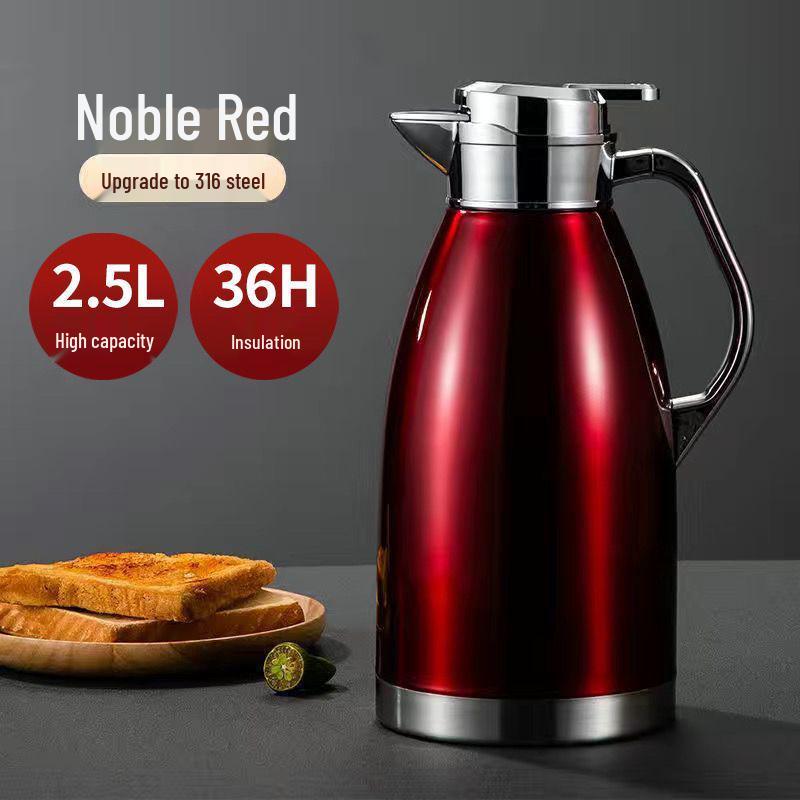 316 Stainless Steel Large Capacity Thermos Flask - Ideal for Dorms, Office, and Home Use