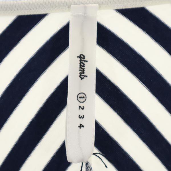 unused glamb made in Japan Border Pattern Short sleeve T-shirt 1 Women Used