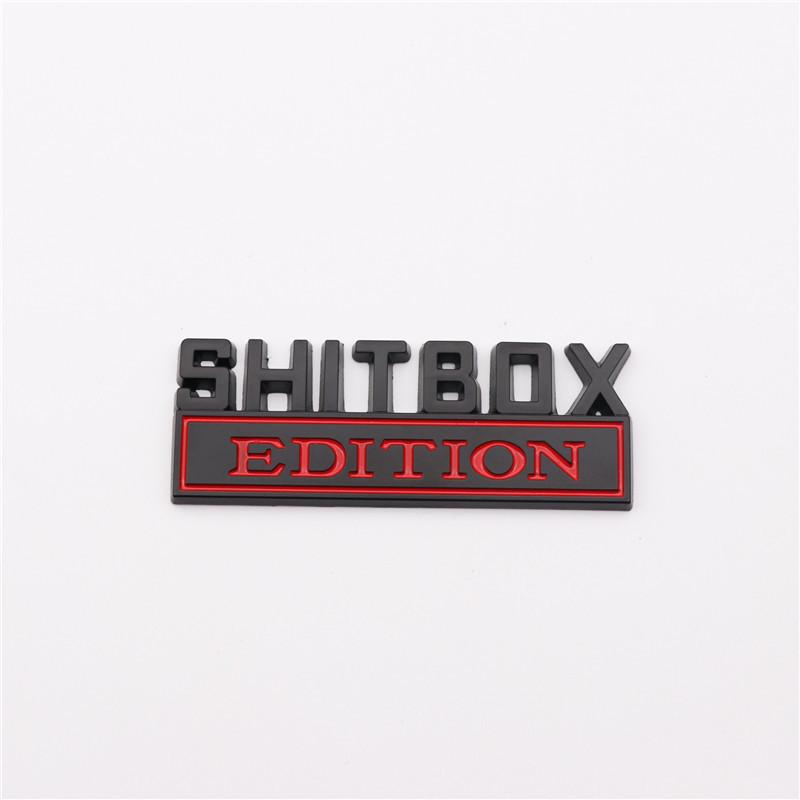 Zinc Alloy Car Modification Edition Rear Sticker