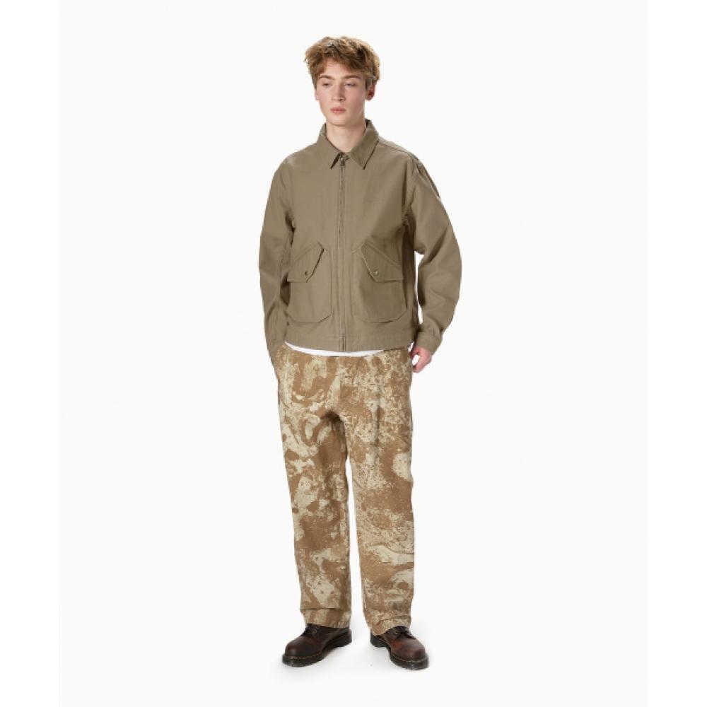Thisisneverthat Pantalon Chino Décoloré Marron
