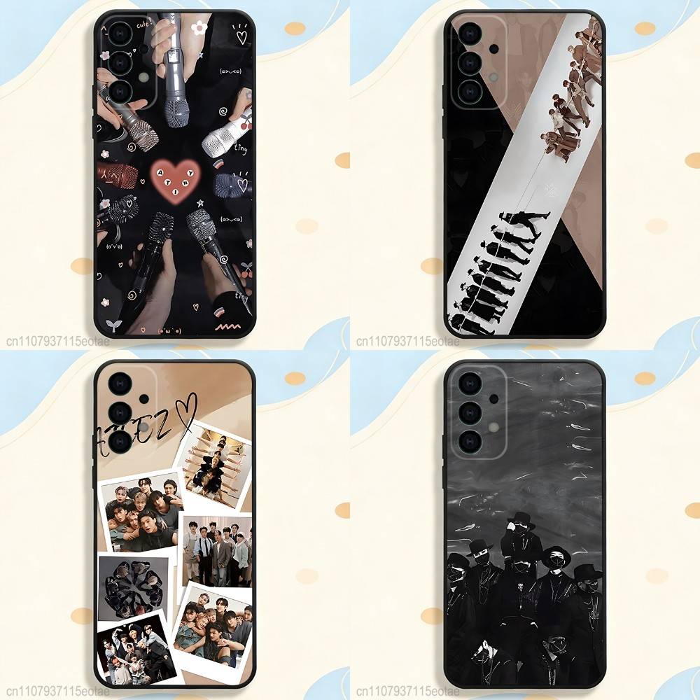 A-ATEEZ In Your Fantasy Phone Case For Samsung S25,S26,S24,S21,S22,S23,S30,Ultra,S20,Plus,Fe,Lite,5G Black Cover
