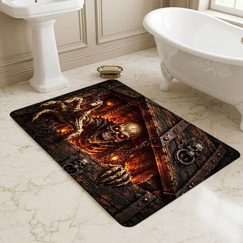 Skull Box Living Room Nonslip Area Rug Soft Carpet For Bedroom Game Playroom Sofa Office Home Decor Doormat Christmas Gift C9302811