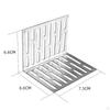Corner Drain for Wall Installation Stainless Steel L Shaped Sink