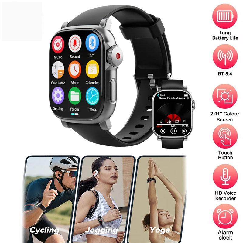 NEW Smart Watch MP3 Player Bluetooth 5.4 Connected Phone HIFI Music Fitness Sports Bracelet,Video,Heart Rate Monitor Sport Smart Watch