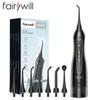 Irrigatore orale portatile FW-5020 Serbatoio dell'acqua da 300 ml Carica USB Ricaricabile 3 modalità 7 Testine di ricambio