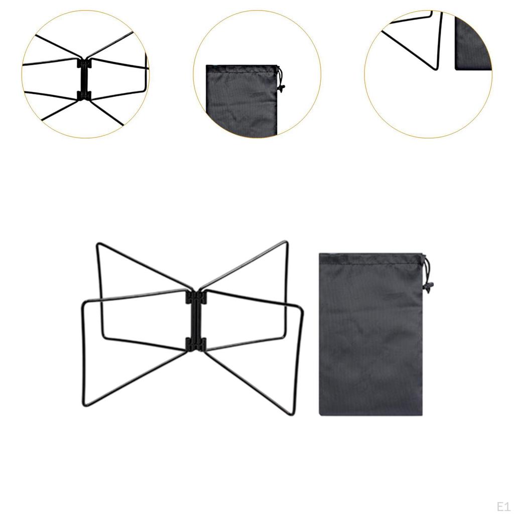 Camping Foldable Cooler Stand Ice Box Holder for Fishing Luggage Rack Steel Material