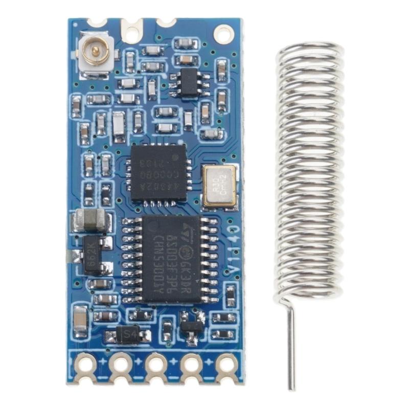 

433M HC-12 SI4438/4463 Wireless Module 3.2V-5.5V 1000M Distance Wireless Serial Port Module Uart Interfaces 1