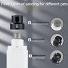 Electric Pet Nail Grinder Electric Dog Nail Clippers 2-Mode Safe Cut Cat Nail Trimmer with 2 Replacement Head for Dogs and Cats