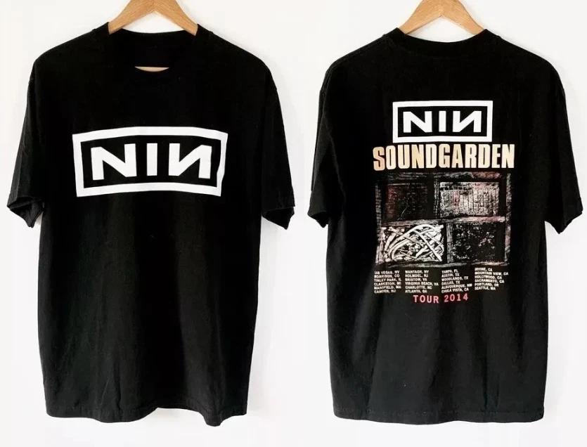 Nine Inch Nails Soundgarden Tour Band Grunge T-Shirt M