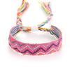 Trendy Woven Rope Drawstring Plaid Bracelet for Women