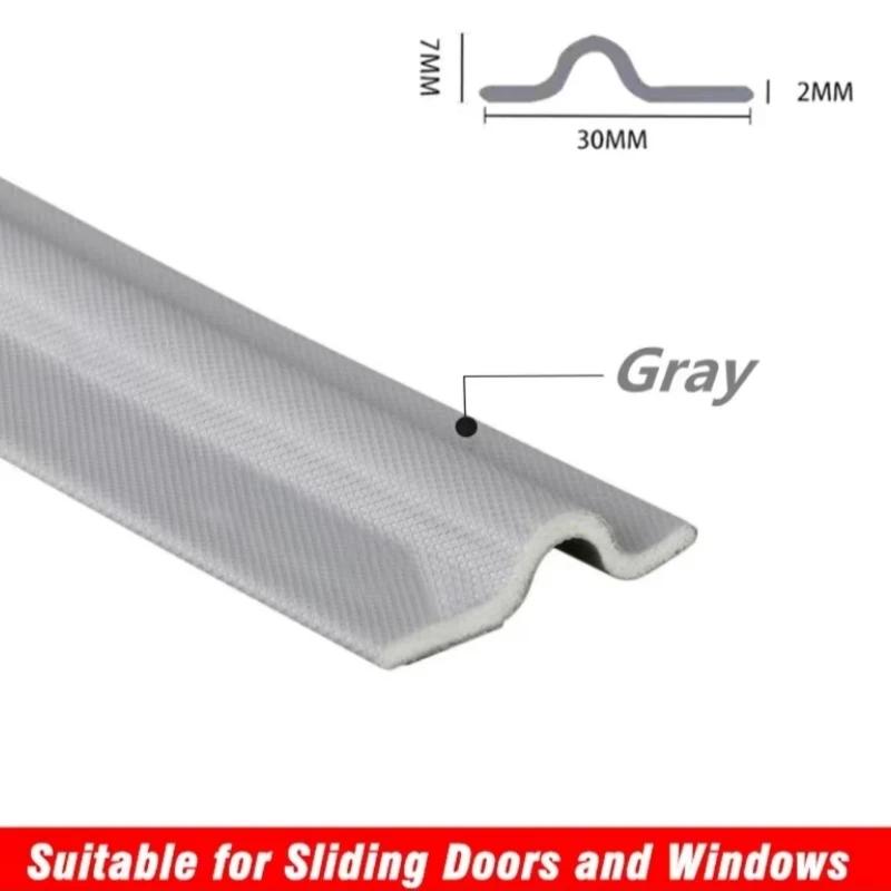 2M Sliding Type Window Sealing Strip Door and Window Seam Windproof Sound Insulation Self-adhesive Sealing Strip U type 2M