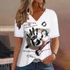 American Retro Round Neck Women's Short-Sleeved T-Shirt Summer New Tops Fashion Casual Street Women's Clothing